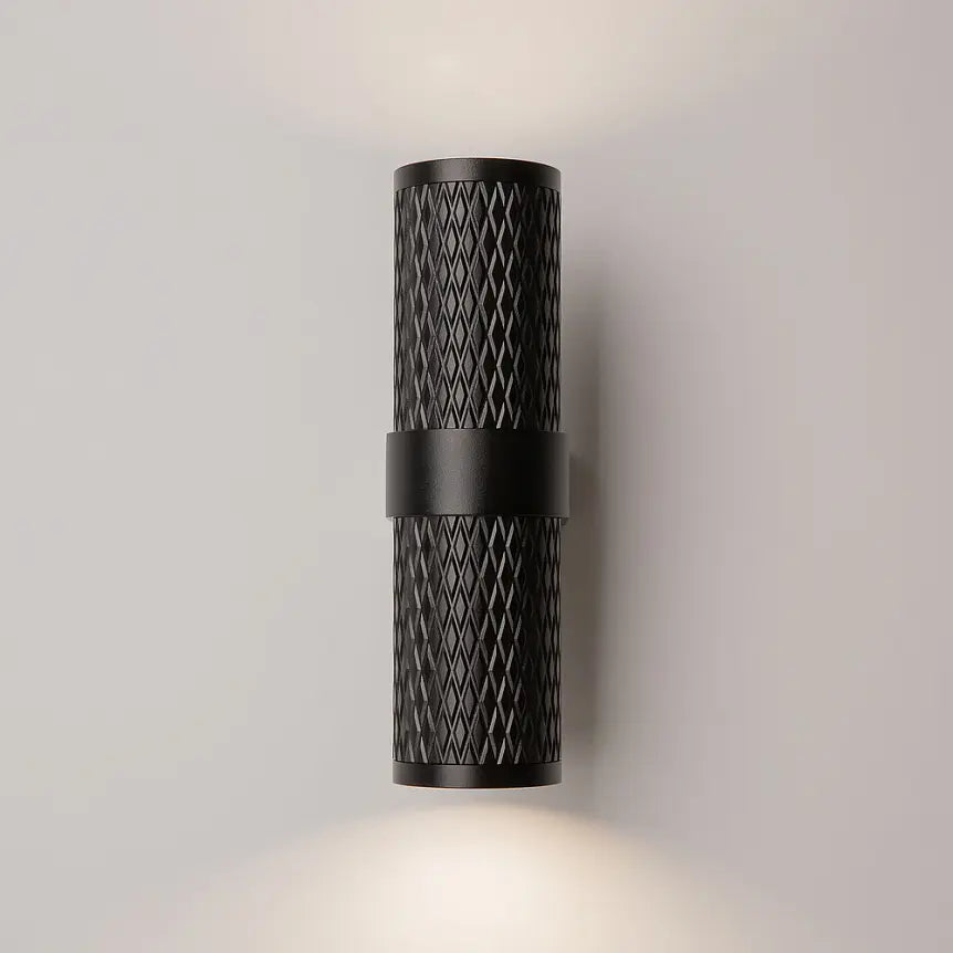 Wandleuchte – Schwarzes Aluminium, 2× GU10 Fassung, 10 W Leistung - Focus Design | Maytoni