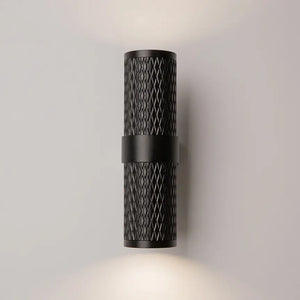 Wandleuchte – Schwarzes Aluminium, 2× GU10 Fassung, 10 W Leistung - Focus Design | Maytoni