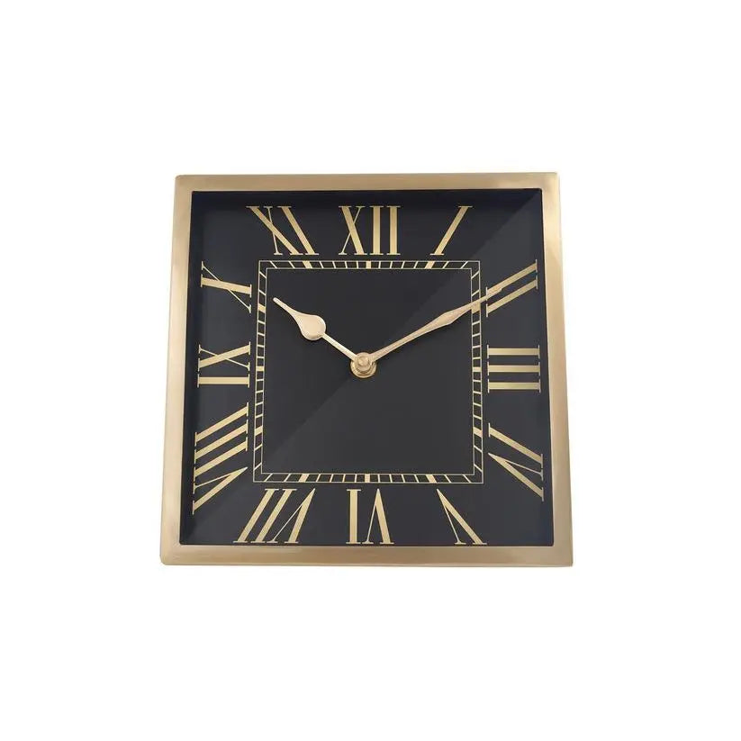 Table clock Vintage design metal frame Roman numerals – Moments 2025 | Kayoom