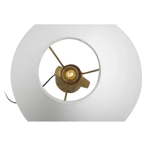 Leuchten Schachpferd - Design Goldfarbener Sockel Baumwoll - Polysatin - Schirm – Modell Bishop 125 | Kayoom - Esszett Luxury | Stilvolles Wohnen mit Charakter