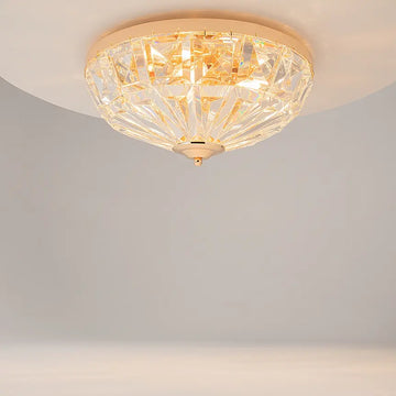 Ceiling lamp Gold Crystal Facets 4× E14 – Facet | Maytoni