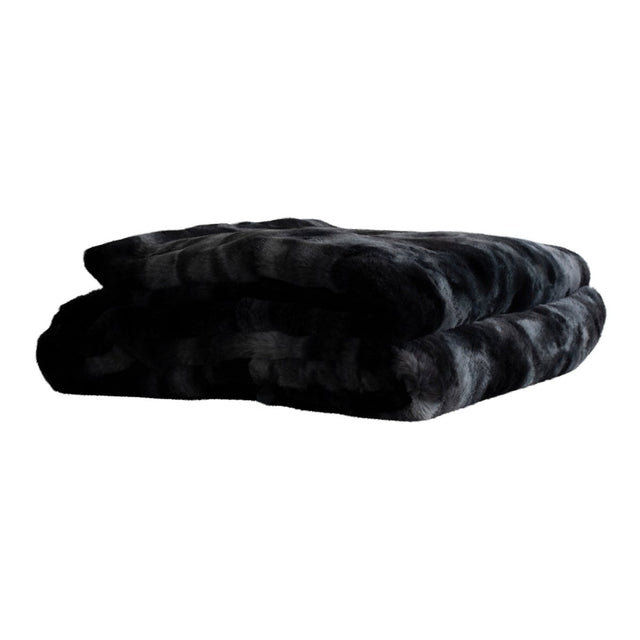 Tagesdecke - faux fur in Geschenkbox Schwarz von PTMD - Esszett Luxury | Stilvolles Wohnen mit Charakter