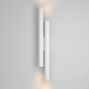 Wandleuchte – Weißes Alu, Warmweißes Licht, 40 cm Höhe - Calipso | Maytoni