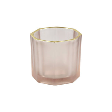 Teelichthalter - Magali 7.0 x 7.0 x 6.0 cm Hellbraun 1 von PTMD - Esszett Luxury | Stilvolles Wohnen mit Charakter