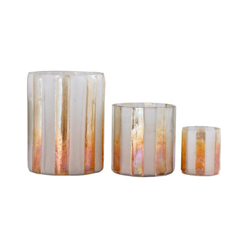 Teelichthalter - Mathea 9.0 x 9.0 x 10.0 cm von PTMD - Esszett Luxury | Stilvolles Wohnen mit Charakter