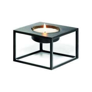 Teelichthalter Pulverbeschichteter Stahl, Minimalistisches Design, Elegante Schwebende Form – Solero | Philippi
