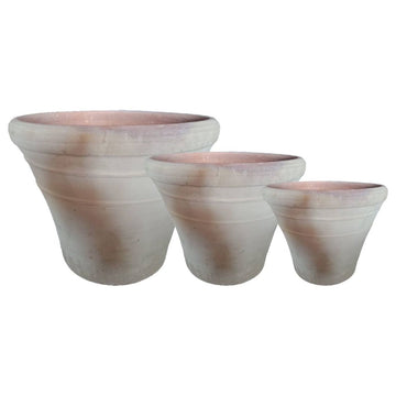Terracotta Topf - Palle Beige von PTMD - Esszett Luxury | Stilvolles Wohnen mit Charakter