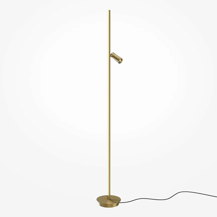 Floor lamp Metal frame Chrome finish & Crystal shade – Thin | Maytoni