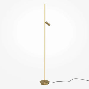 Floor lamp Metal frame Chrome finish & Crystal shade – Thin | Maytoni