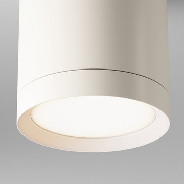 Deckenleuchte aus weißem Aluminium mit GX53 - Fassung und 12W LED - Technik – Hoop | Maytoni - Esszett Luxury | Stilvolles Wohnen mit Charakter