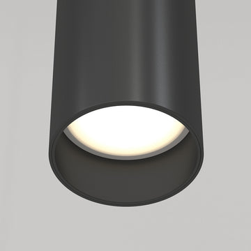 Pendant light Black aluminum housing with 10W GU10 LED, IP20 protection class and modern design – Focus | Maytoni