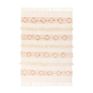 Decke – Rosa Creme Farbverlauf Weiche Textur Pflegeleicht – Bohist 225 | Kayoom - Esszett Luxury | Stilvolles Wohnen mit Charakter