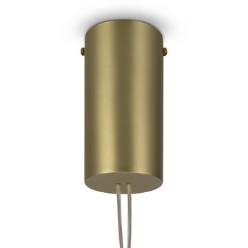Pendant lamp with a gold-colored metal base and asymmetrical crystal decoration in a luxurious design – Maya | Maytoni