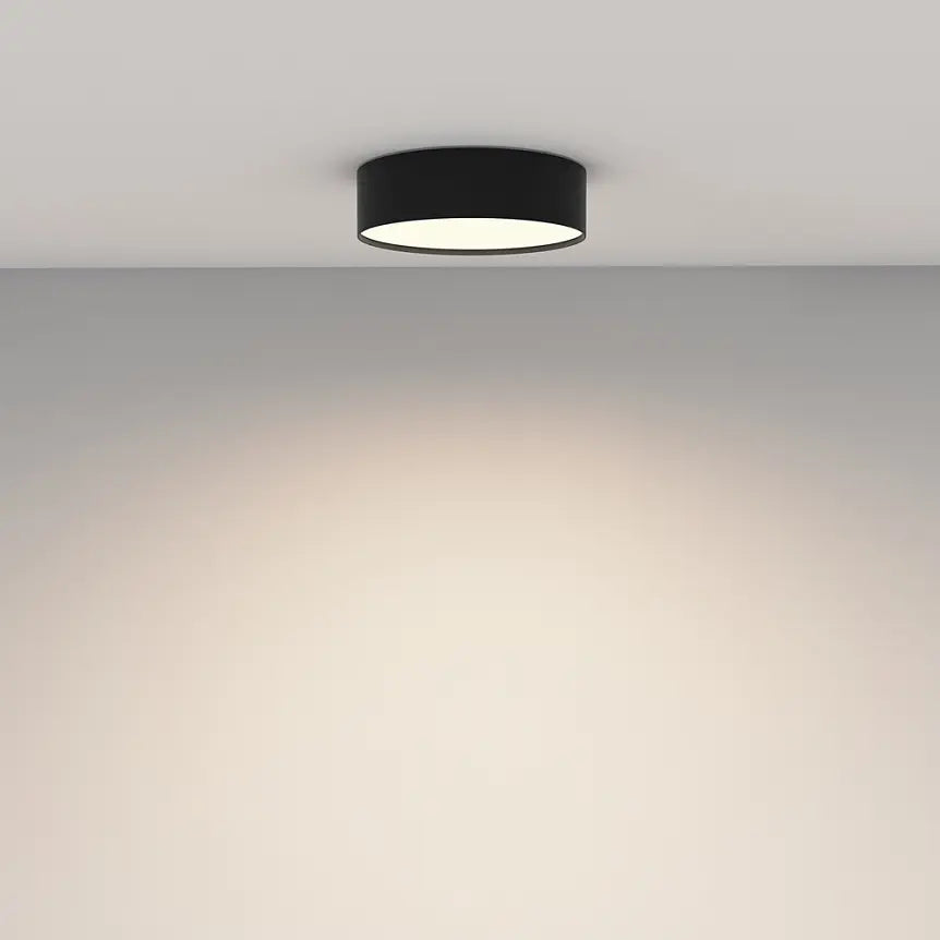Deckenleuchte – Schwarzes Finish, Aluminium Gehäuse, 24W Leistung, Ø22 cm - Zon | Maytoni