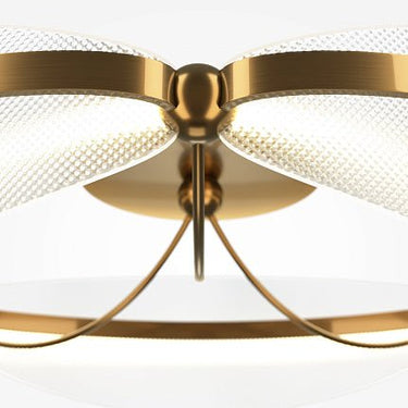Deckenleuchte Messing‑Optik & strukturierter Acryl‑Diffusor – Breeze | Maytoni - Esszett Luxury | Stilvolles Wohnen mit Charakter