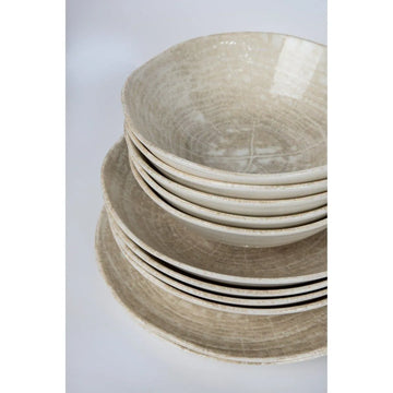 Teller – Creme Porzellan, Runde Form, Schlichte Optik, 20 cm - Kaylaa | PTMD
