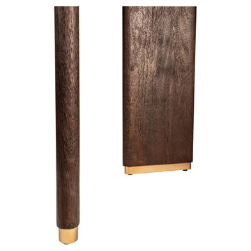 Tisch - Liber 240.0 x 100.0 x 77.0 cm Braun Gold 1 von PTMD - Esszett Luxury | Stilvolles Wohnen mit Charakter