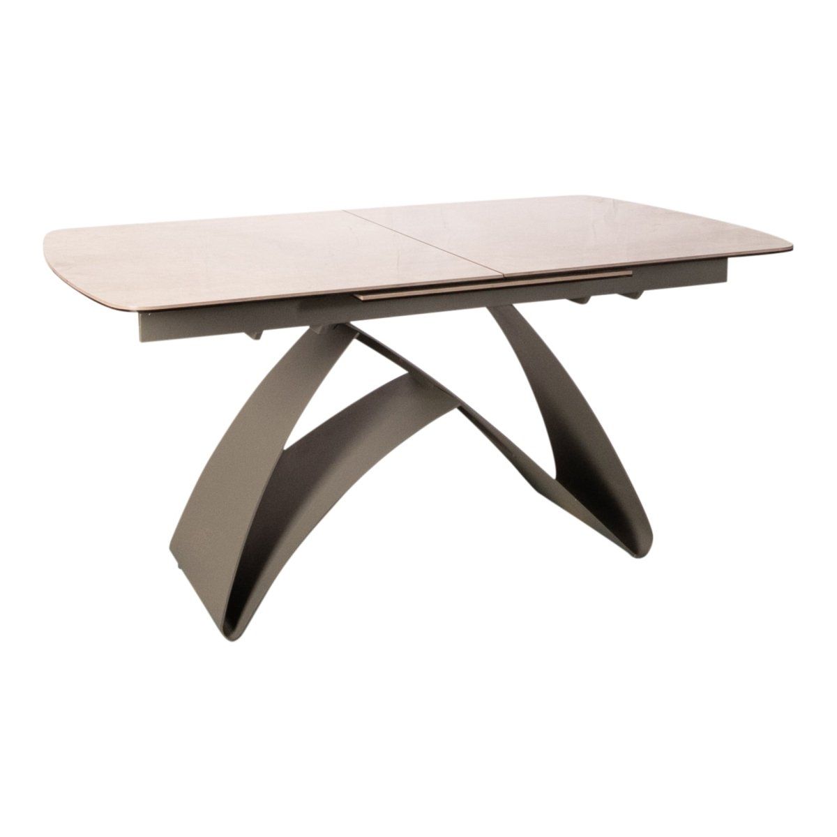 Tisch - Shiva 160.0 x 90.0 x 77.0 cm Grau Schwarz 1 von PTMD - Esszett Luxury | Stilvolles Wohnen mit Charakter