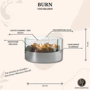Tischkamin - Burn von Philippi - Esszett Luxury | Stilvolles Wohnen mit Charakter