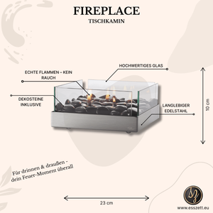 Tischkamin - Fireplace von Philippi - Esszett Luxury | Stilvolles Wohnen mit Charakter