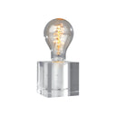 Table lamp Aluminum cube E27 socket adjustable alignment – CUBIC | Sompex