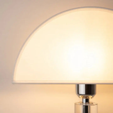 Wall light with chrome finish and white cotton shade – Prima | Maytoni