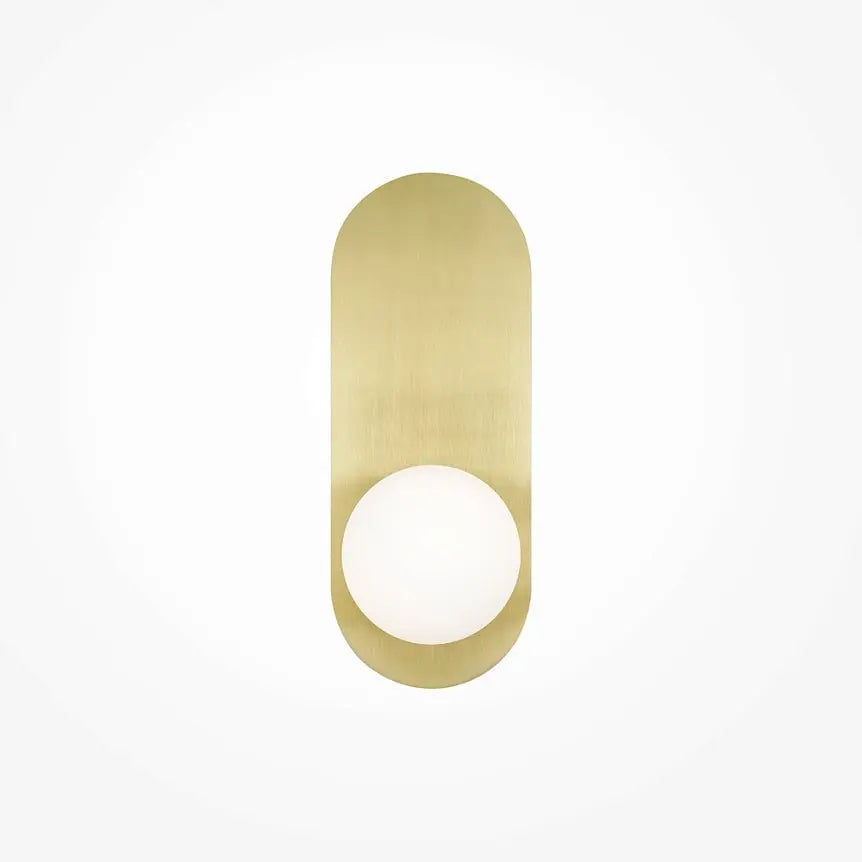 Wall light Matte gold finish, Modern design – Bao | Maytoni