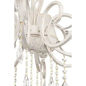 Kronleuchter – Weiß-Goldenes Metall, 10 × E14 Fassung, 40 W Leistung, Ø85,0 cm - Grace | Maytoni