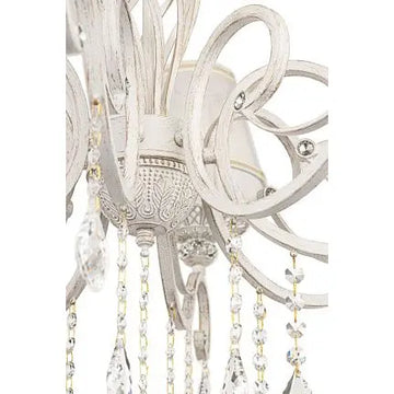 Chandelier with Metal, Organza Crystal Pendants & 8 E14 Sockets – Grace | Maytoni