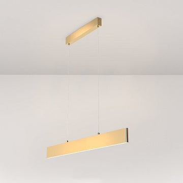 Pendelleuchte Goldfarbenes Aluminiumgehäuse mit opalem Acryl - Diffusor, integrierter LED und modernem Design – Arc | Maytoni - Esszett Luxury | Stilvolles Wohnen mit Charakter