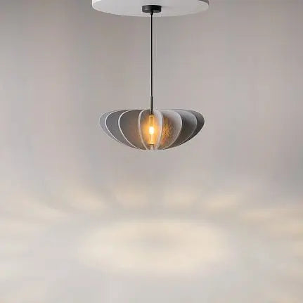 Pendant light grey felt shade grey metal frame & modern design – Cambio | Maytoni