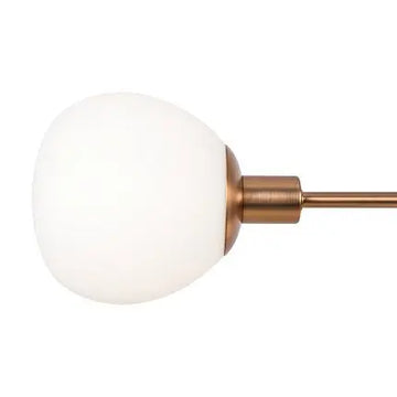 Pendant Light with Matte Glass Spheres and Gold Finish in a Modern Design – Erich | Maytoni
