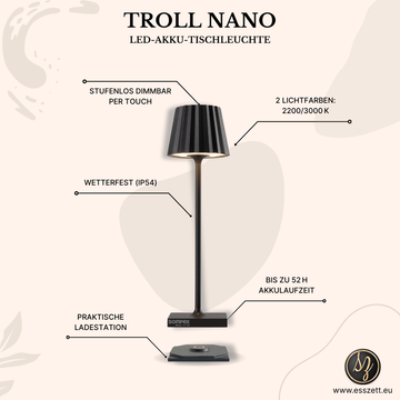 TROLL NANO von Sompex - Esszett Luxury | Stilvolles Wohnen mit Charakter