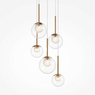 Pendelleuchte Bürstendes Gold Maschendrahtzylinder - Design LED 40 W – Basic Form | Maytoni - Esszett Luxury | Stilvolles Wohnen mit Charakter