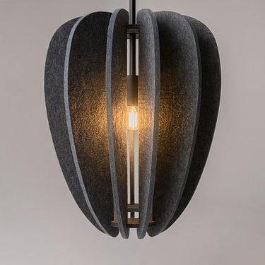 Pendelleuchte Filzschirm grauer Metallrahmen & modernes Design – Cambio | Maytoni - Esszett Luxury | Stilvolles Wohnen mit Charakter