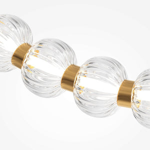 Deckenleuchte goldfarben Glaskugeln warmweißes LED - Licht – Amulet | Maytoni - Esszett Luxury | Stilvolles Wohnen mit Charakter