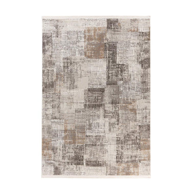 Teppich Kurzflor Vintage-Design Baumwollrücken Polypropylen/Polyester-Mix – Akropolis 425 | Kayoom