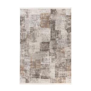 Teppich – Distressed Optik, Vintage Design, Grau Silber, 80 x 150 cm - Acropolis 425 | Kayoom