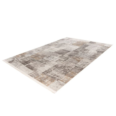 Teppich Kurzflor Vintage-Design Baumwollrücken Polypropylen/Polyester-Mix – Akropolis 425 | Kayoom