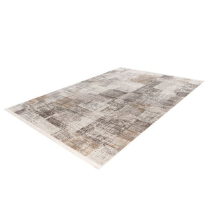 Teppich – Distressed Optik, Vintage Design, Grau Silber, 80 x 150 cm - Acropolis 425 | Kayoom