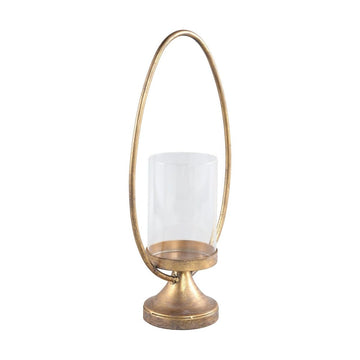 Tynes Gold metal Windlicht von PTMD - Esszett Luxury | Stilvolles Wohnen mit Charakter