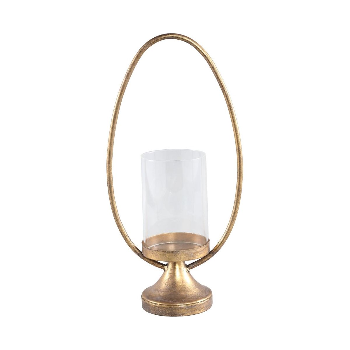 Tynes Gold metal Windlicht von PTMD - Esszett Luxury | Stilvolles Wohnen mit Charakter