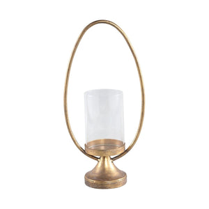Tynes Gold metal Windlicht von PTMD - Esszett Luxury | Stilvolles Wohnen mit Charakter