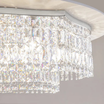 Ceiling light chrome 10×E14 crystal pendants – DIA005CL-10CH | Maytoni