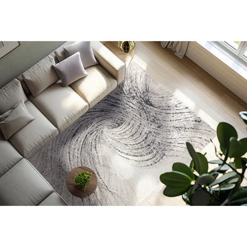 Teppich – Edle Grautöne, Weicher Kurzflor, Zeitlose Eleganz, 200 cm - Firenze 487 | Kayoom