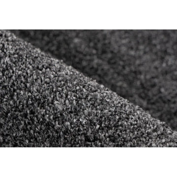 Beistelltisch – Anthrazit Farbe, Kurzflor Polyester Material, Weiches Design, 200 cm - Nila 125 | Kayoom