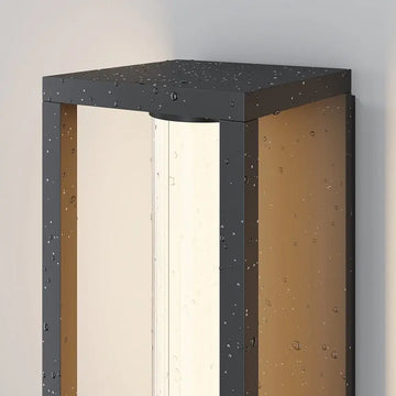 Wall lamp with graphite aluminum cylinder and tubular acrylic diffuser – Expo | Maytoni