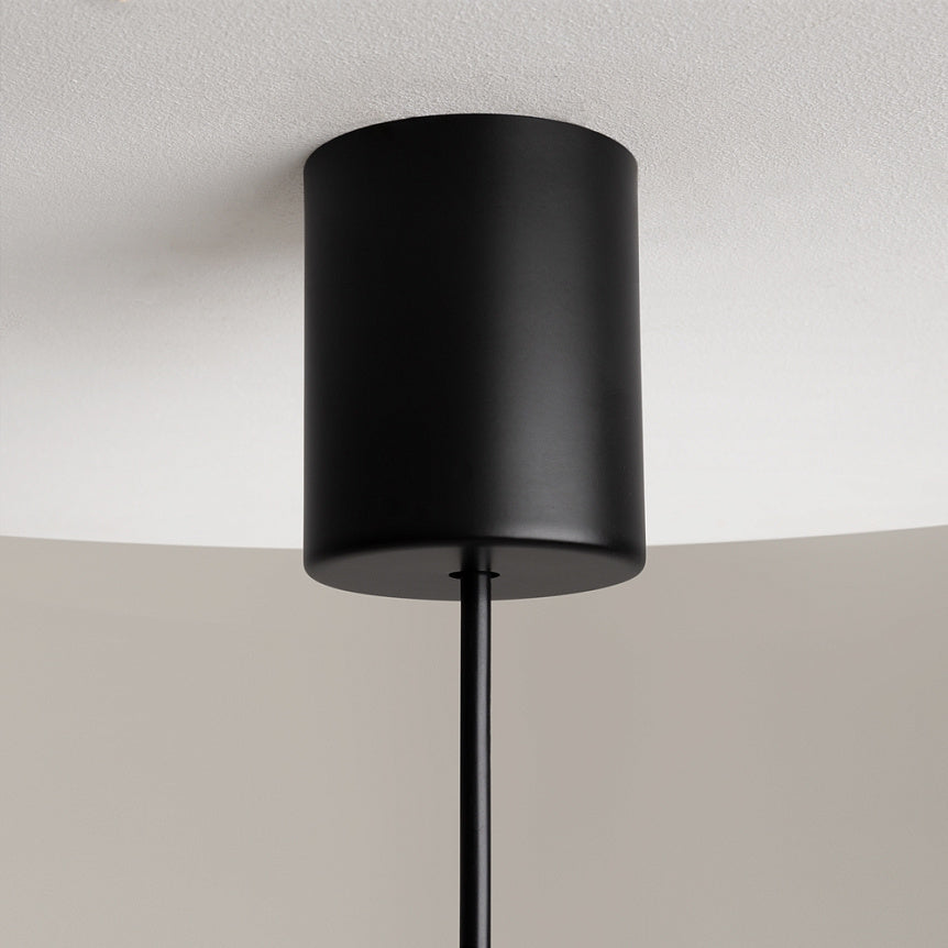Pendant Light Black Metal Frame with White Glass Shade – The Sixth Sense Z020PL-L6B3K | Maytoni