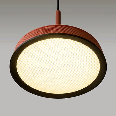 Pendelleuchte Terrakotta - farbenes ringförmiges Aluminiumgehäuse Integrierte LED & Modernes Design – El | Maytoni - Esszett Luxury | Stilvolles Wohnen mit Charakter