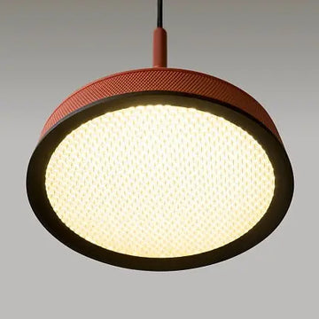 Pendant light Terracotta-colored ring-shaped aluminum housing Integrated LED & Modern Design – El | Maytoni